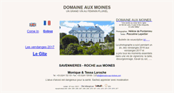 Desktop Screenshot of domaine-aux-moines.com